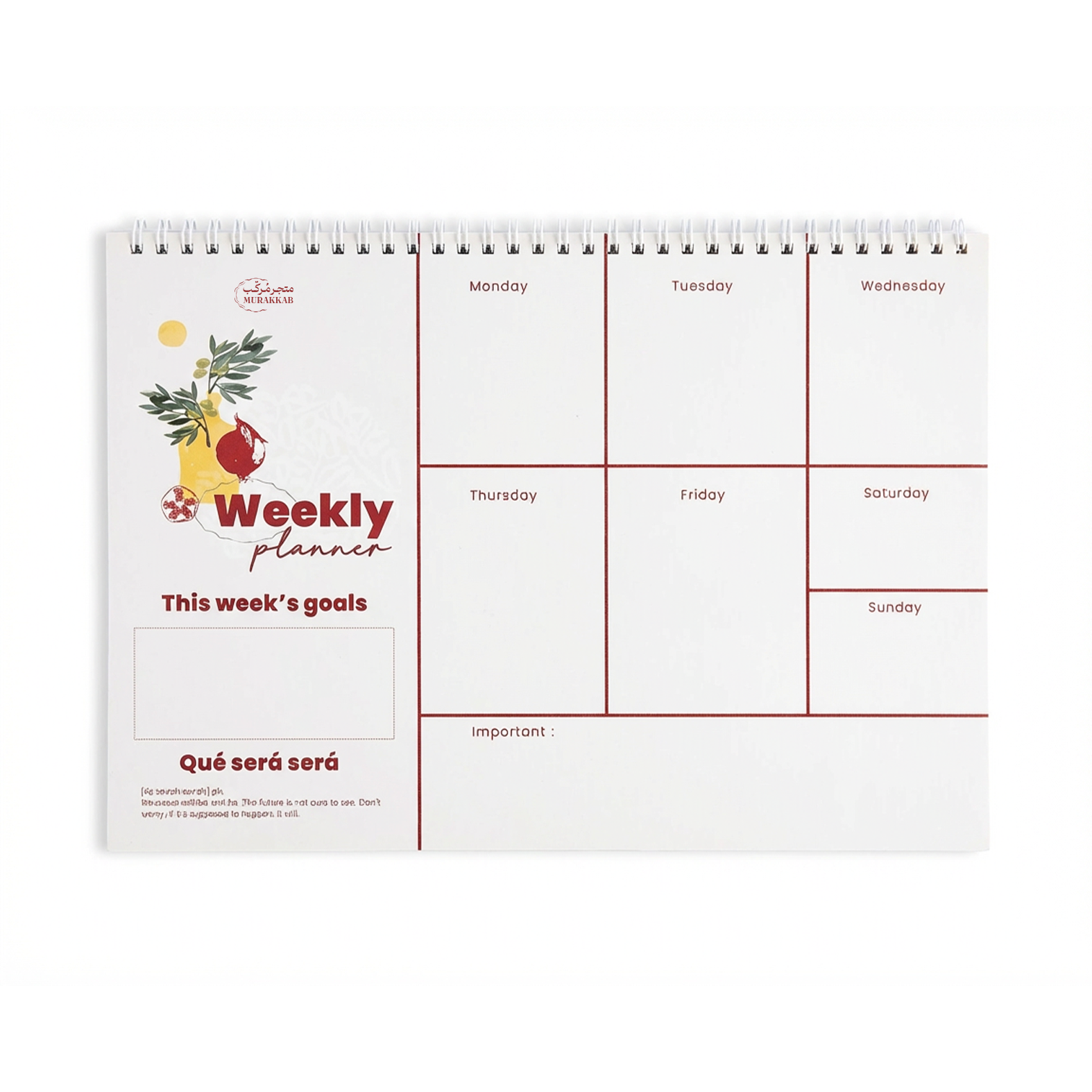 "Belong" Weekly Planner