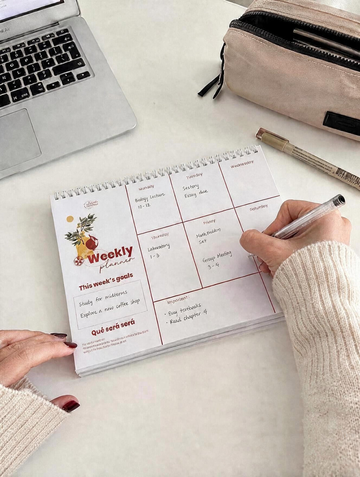 "Belong" Weekly Planner